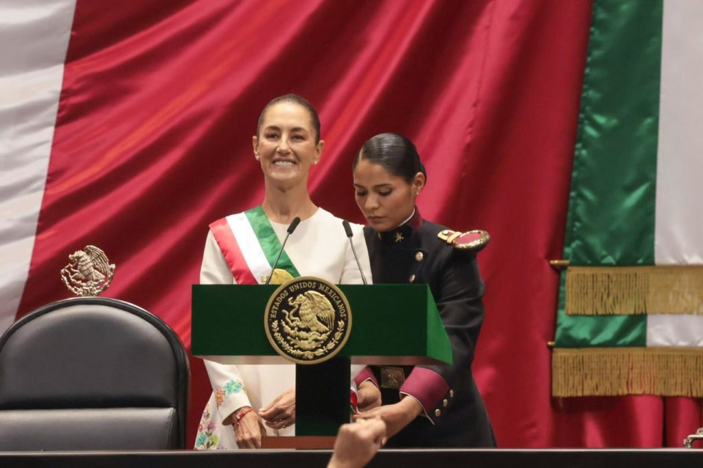 <br>Claudia Sheinbaum Pardo rinde protesta como la primera presidenta de México, ante el Congreso de la Unión