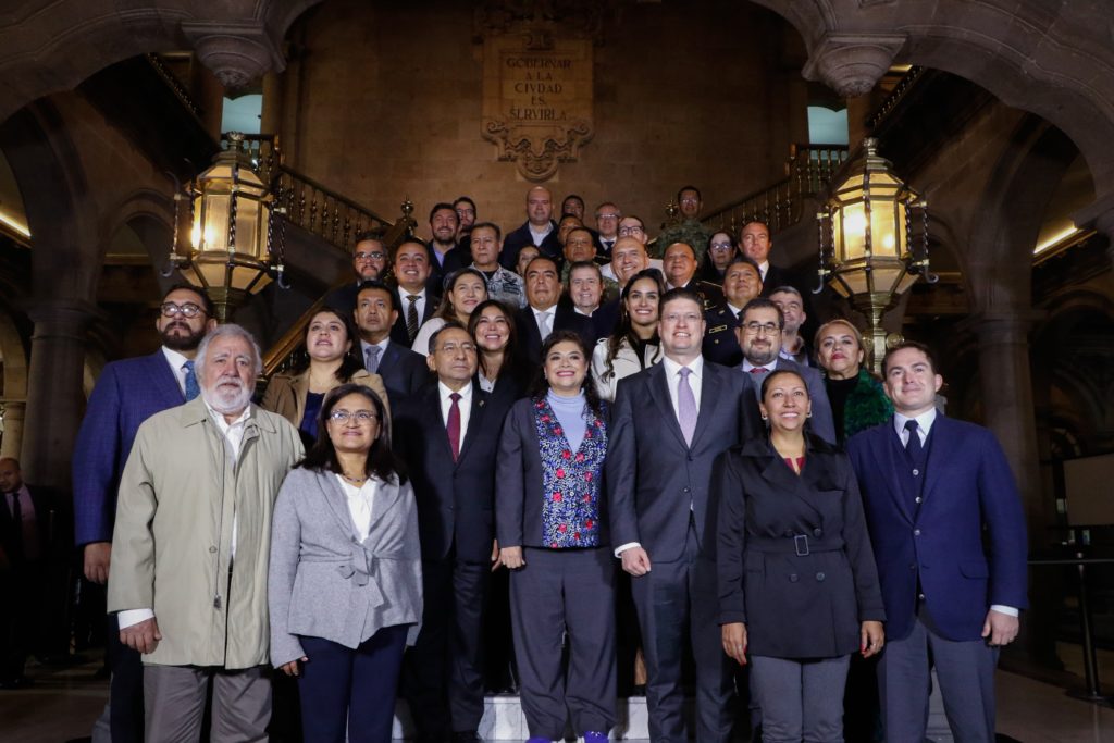 INSTALA CLARA BRUGADA GABINETE PARA LA CONSTRUCCIÓN DE PAZ, SEGURIDAD CIUDADANA Y PROCURACIÓN DE JUSTICIA