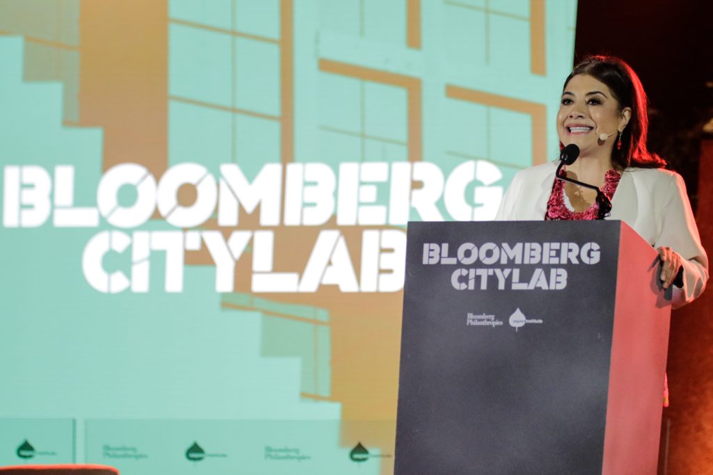 APERTURA CLARA BRUGADA CUMBRE MUNDIAL BLOOMBERG CITY LAB; RECIBE A MÁS DE 100 ALCALDES DE TODO EL PLANETA