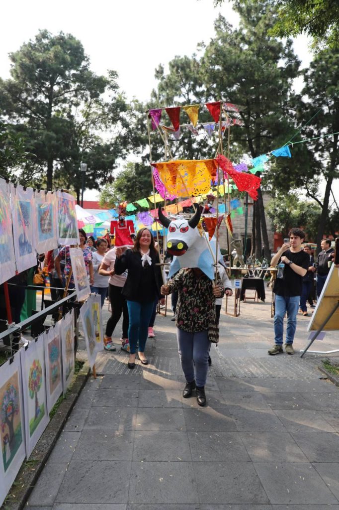 EN SAN ÁNGEL, LOS PUEBLOS ORIGINARIOS DE ÁLVARO OBREGÓN CELEBRAN EL DÍA DE MUERTOS