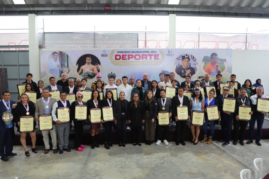 Entrega Gobierno de Tecámac el Premio Municipal del Deporte 2024