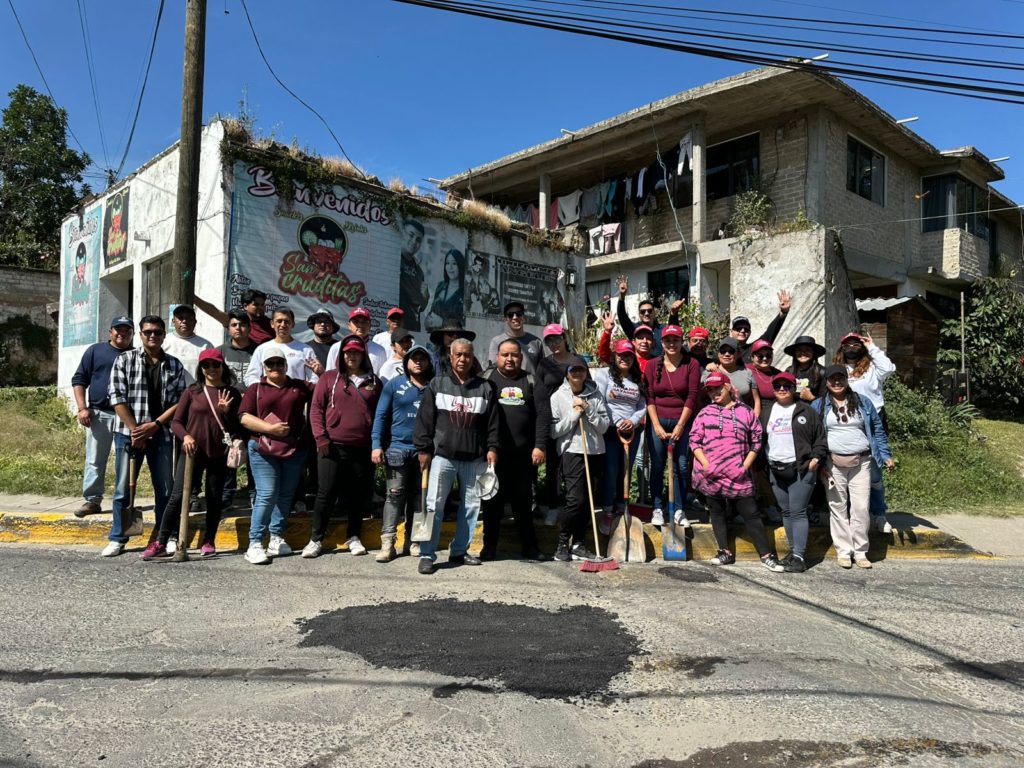 EDILES Y CIUDADANOS DE NICOLÁS ROMERO RECONOCEN ÉXITO DEL PROGRAMA DE BACHEO