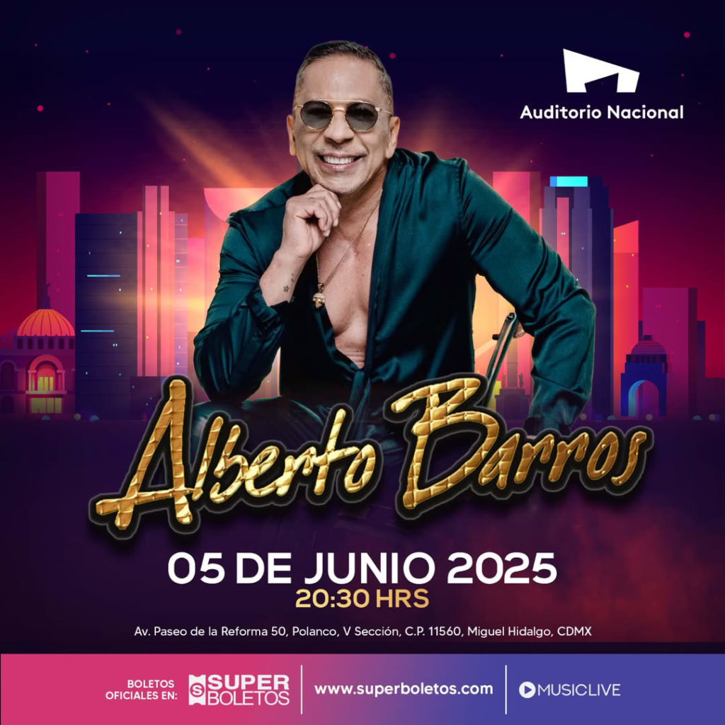 ALBERTO BARROS, EL “GIGANTE DE LA SALSA”, REGRESA AL AUDITORIO NACIONAL EN UNA NOCHE DE PURA ENERGÍA