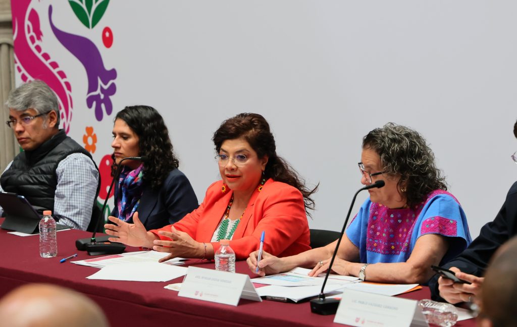 PRESENTA JEFA DE GOBIERNO CLARA BRUGADA PROTOCOLO DE EMERGENCIA SÍSMICA PARA 
<br>LA CIUDAD DE MÉXICO,
