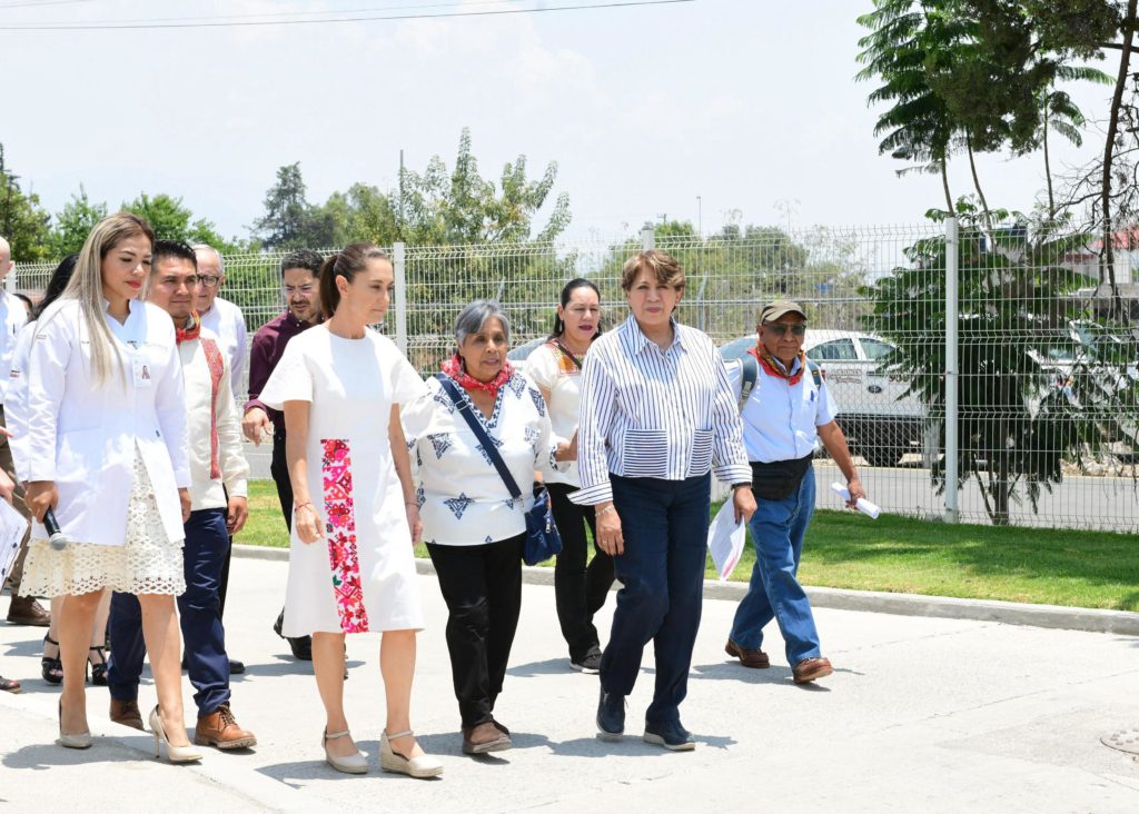 Inauguran Presidenta Claudia Sheinbaum y Gobernadora Delfina Gómez el Hospital General de Atenco IMSS Bienestar