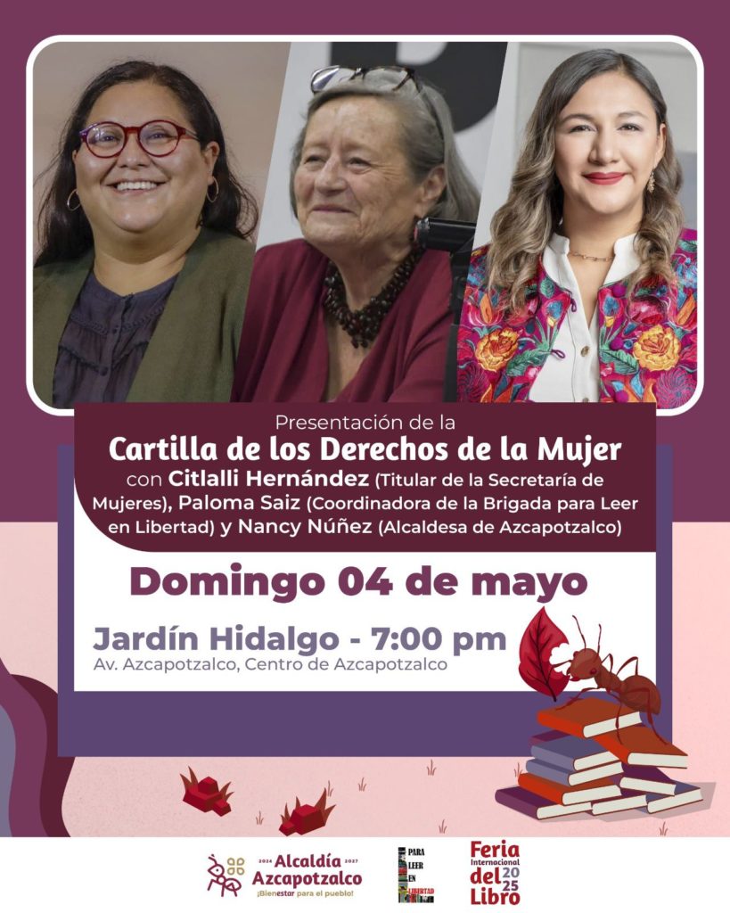 Cerrará Feria Internacional del Libro en Azcapotzalco con conferencias magistrales