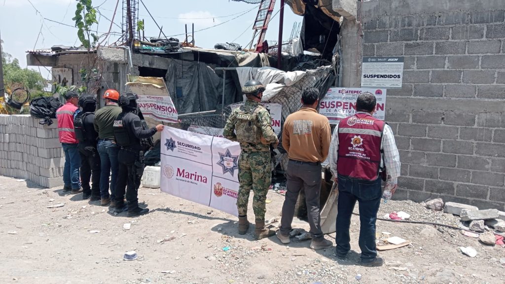 Suspenden autoridades de Ecatepec basurero ubicado en barranca de la Sierra de Guadalupe