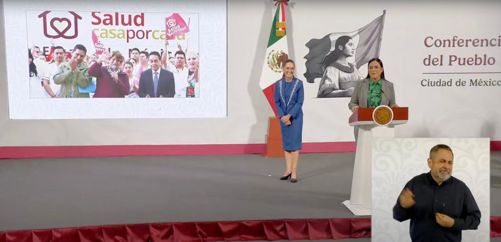 Inician en EdoMéx visitas gratuitas de “Salud Casa por Casa”; anuncian Presidenta Claudia Sheinbaum y Gobernadora Delfina Gómez