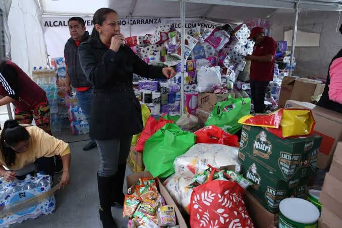 Instalan Centro de Acopio en Venustiano Carranza para afectados por huracán en Oaxaca