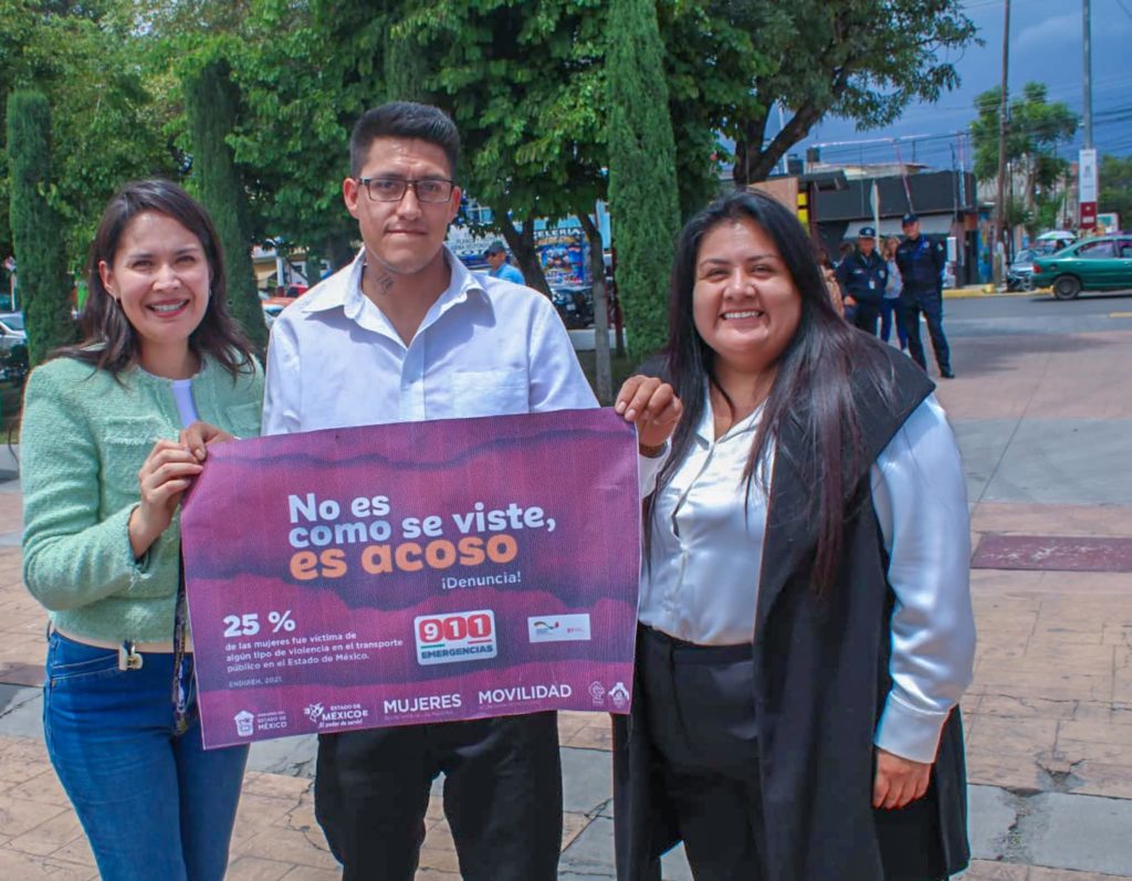 Valle de Chalco se une a la estrategia “Nos Movemos Seguras” para combatir el acoso en el transporte público