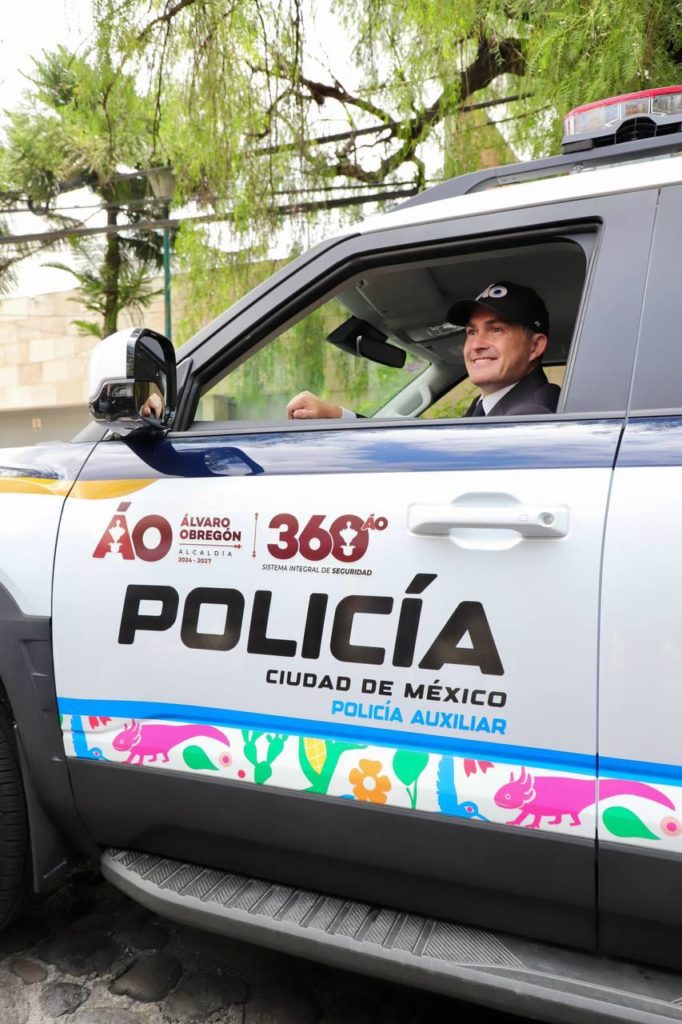 REFUERZA ALCALDÍA ÁLVARO OBREGÓN SISTEMA INTEGRAL DE SEGURIDAD 360 CON 125 PATRULLAS NUEVAS