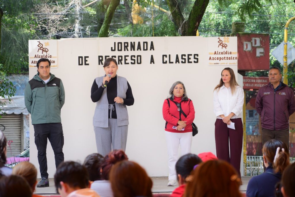 Arrancan Jornadas de Regreso a Clases en Azcapotzalco