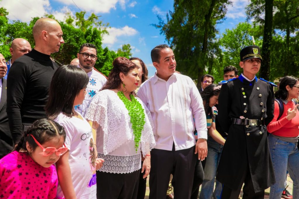 Janecarlo y Clara Brugada inauguran el parque Edén Mestizaje en GAM
