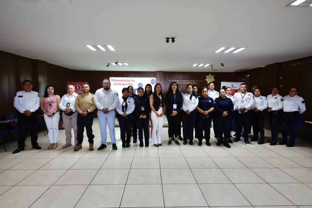 POLICÍAS DE CHIMALHUACÁN SE CERTIFICAN EN BÚSQUEDA DE PERSONAS PARA ATENDER ALERTAS DE GÉNERO