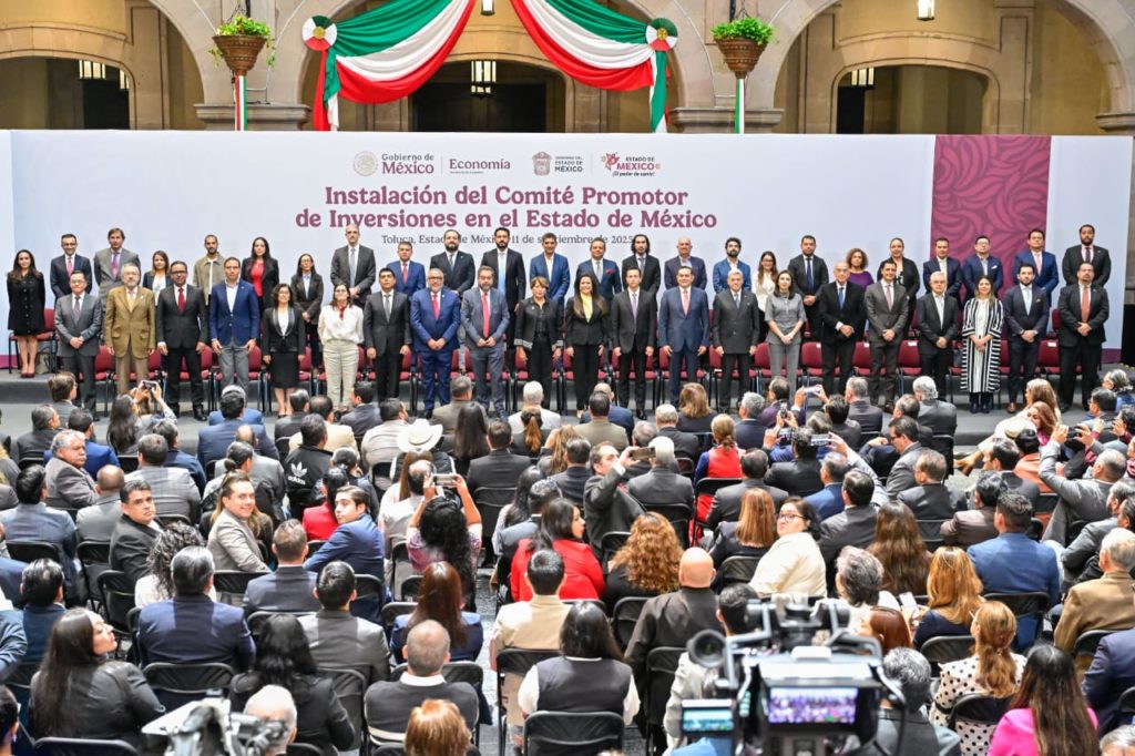Instala Gobernadora Delfina Gómez Comité Promotor de Inversiones para impulsar la economía, la generación de empleos y el bienestar de los mexiquenses