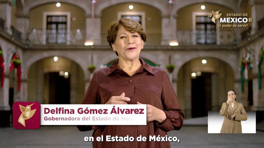 Arranca Gobernadora Delfina Gómez difusión de logros del 2ndo Informe de Gobierno