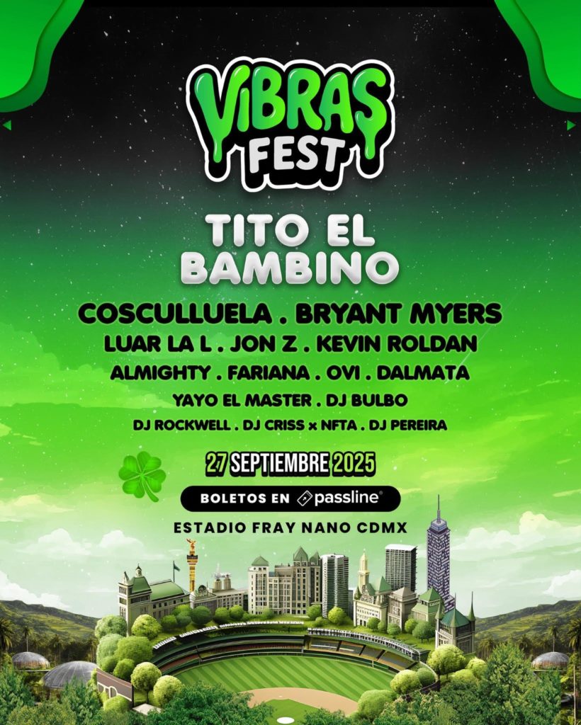 TITO EL BAMBINO, COSCULLUELA Y BRYANT MYERS ENCABEZAN LA FIESTA URBANA DEL AÑO ESTE FIN DE SEMANA