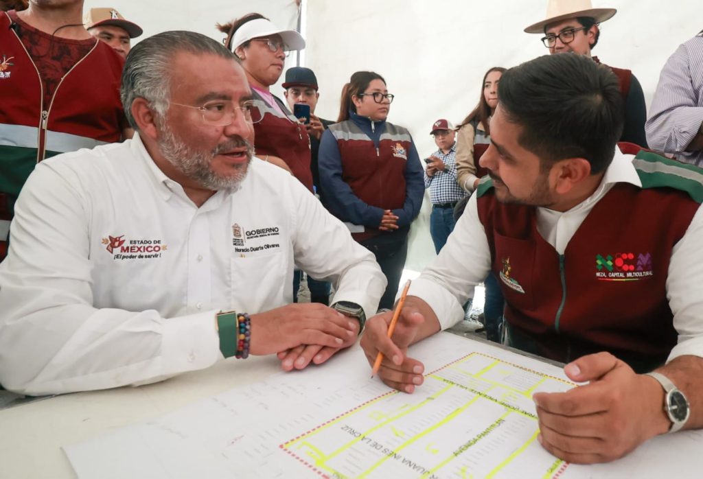 Gobierno federal, estatal y municipal atienden en Nezahualcóyotl la contingencia por las lluvias atípicas