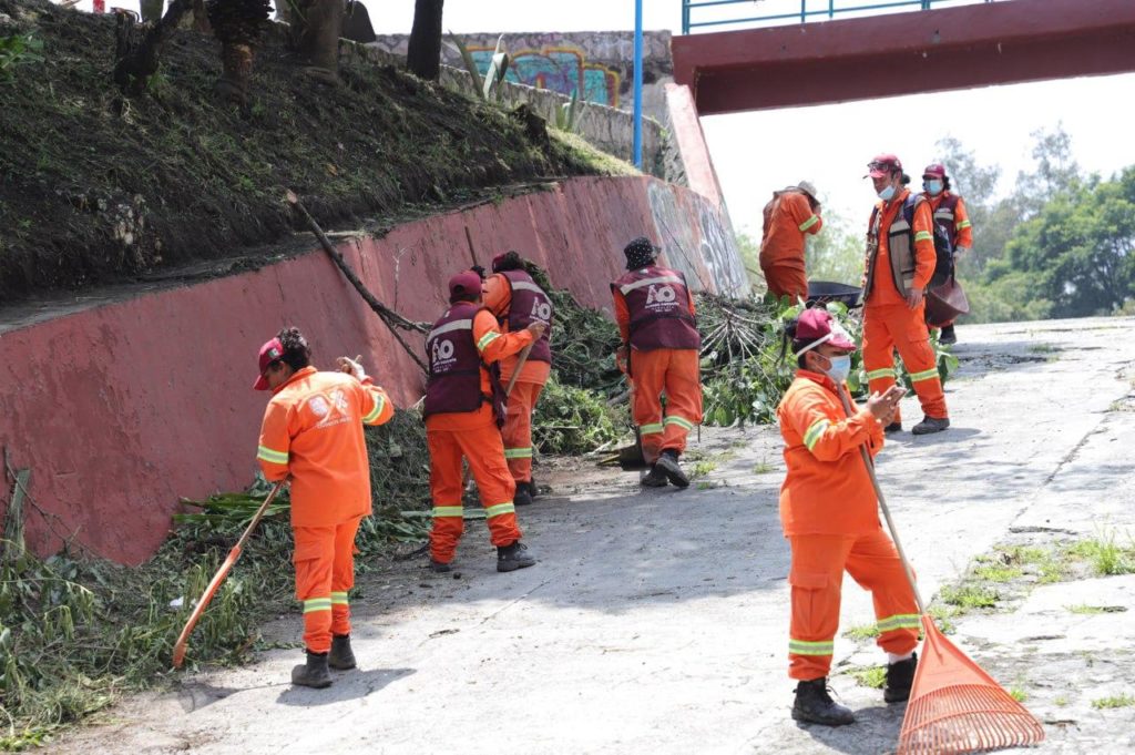 SUMA ALCALDÍA ÁLVARO OBREGÓN 3,634 TONELADAS DE RESIDUOS RETIRADOS DE LAS BARRANCAS
