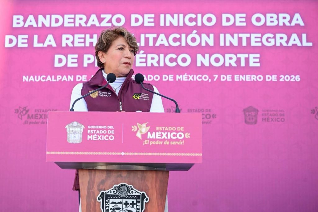 GOBERNADORA DELFINA GÓMEZ, ARRANCA RECONSTRUCCIÓN INTEGRAL DE 108 km DEL PERIFÉRICO NORTE; VA DE NAUCALPAN A TEPOTZOTLÁN