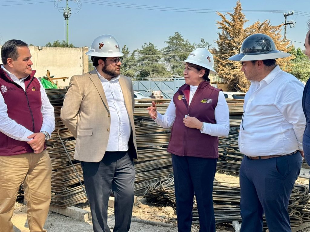 CONSTATAN GOBERNADORA DELFINA GÓMEZ Y ALCALDE ISAAC MONTOYA UN AVANCE DEL 53% DE LA LÍNEA 3 DEL MEXICABLE