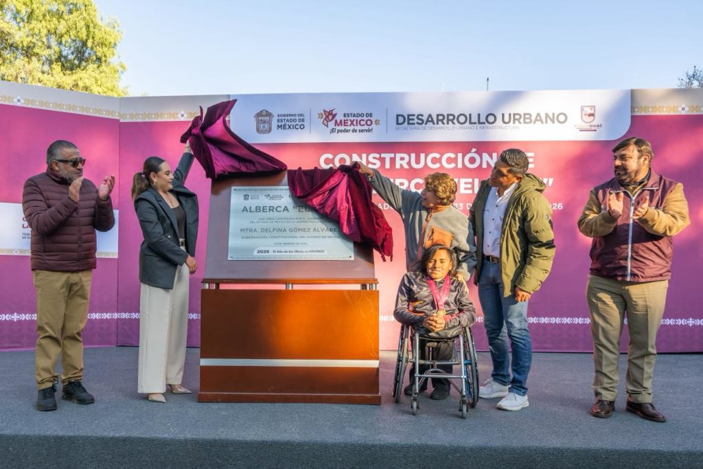 Recupera Gobierno del EdoMéx espacio público en Tequixquiac con nueva alberca; inversión de 17 mdp beneficia a más de 2 mil 200 habitantes