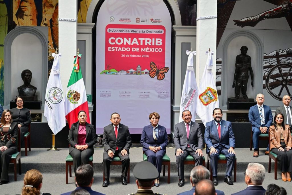 EdoMéx se consolida como sede nacional de la justicia; Delfina Gómez inaugura la Asamblea Plenaria CONATRIB 2026