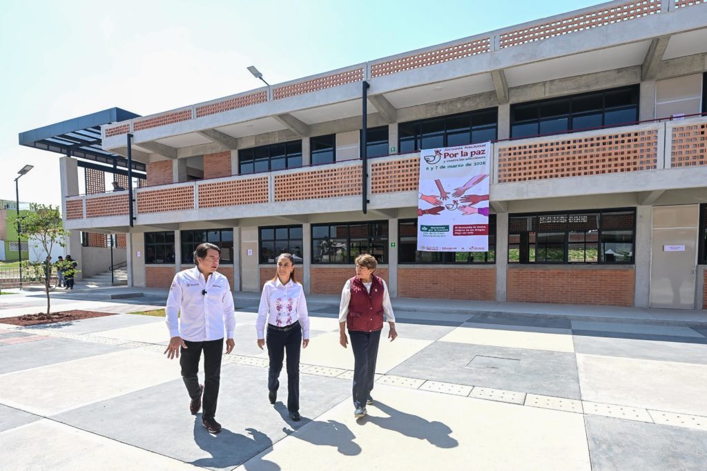 ¡Bachilleratos cerca de casa! Presidenta Claudia Sheinbaum y Gobernadora Delfina Gómez inauguran CBTIS