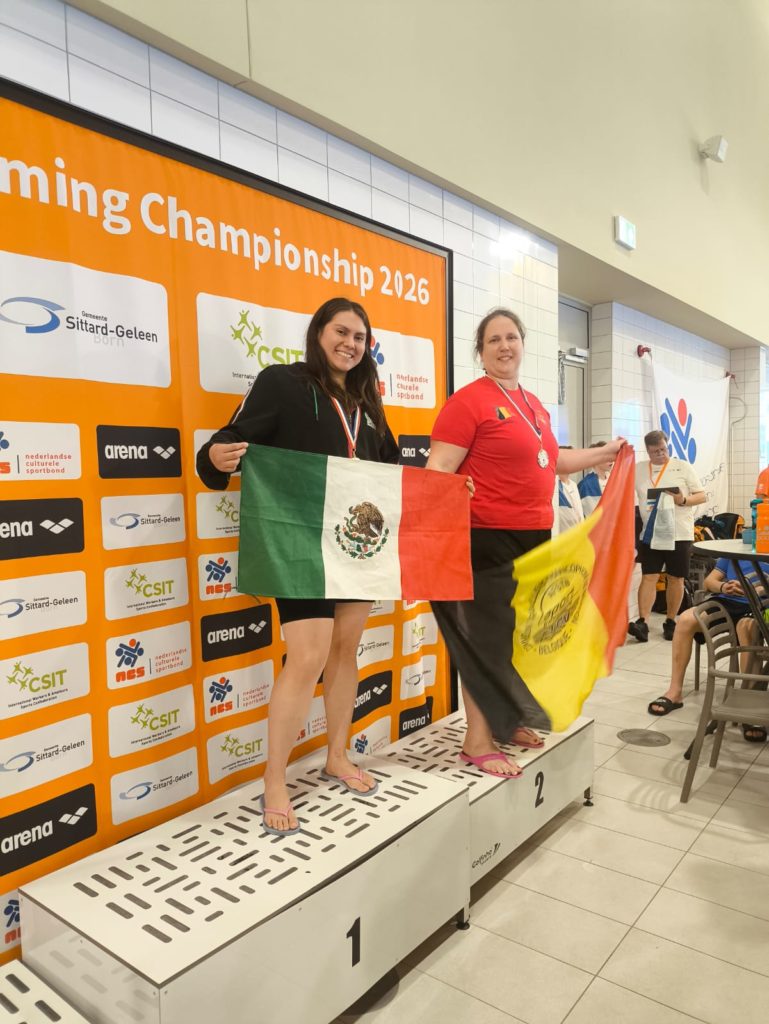 Izcallense triunfa en Países Bajos: Sube al pódium enCampeonato Internacional de Natación