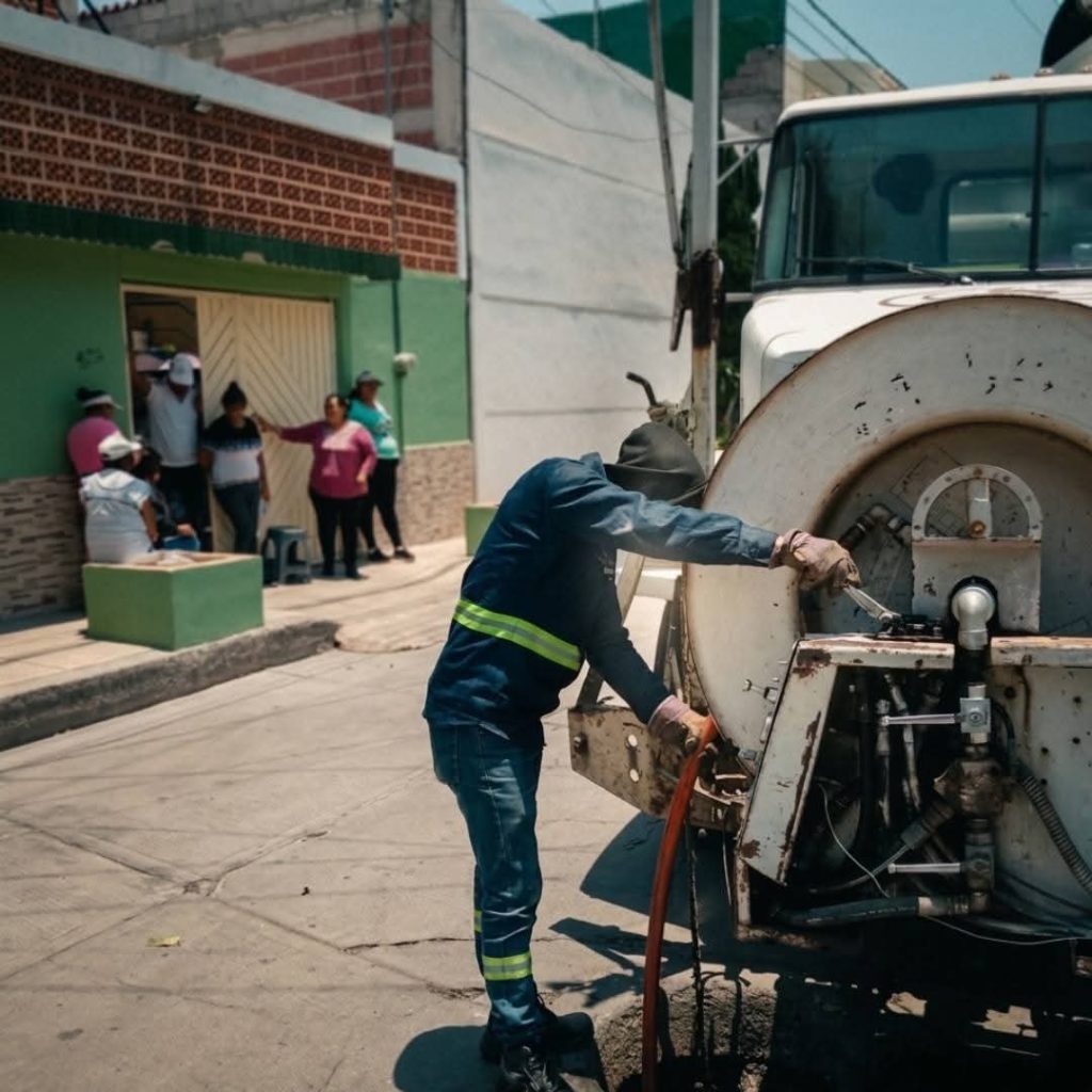 ODAPAS CHIMALHUACÁN REALIZA TRABAJOS PREVENTIVOS EN RED SANITARIA ANTE TEMPORADA DE LLUVIAS