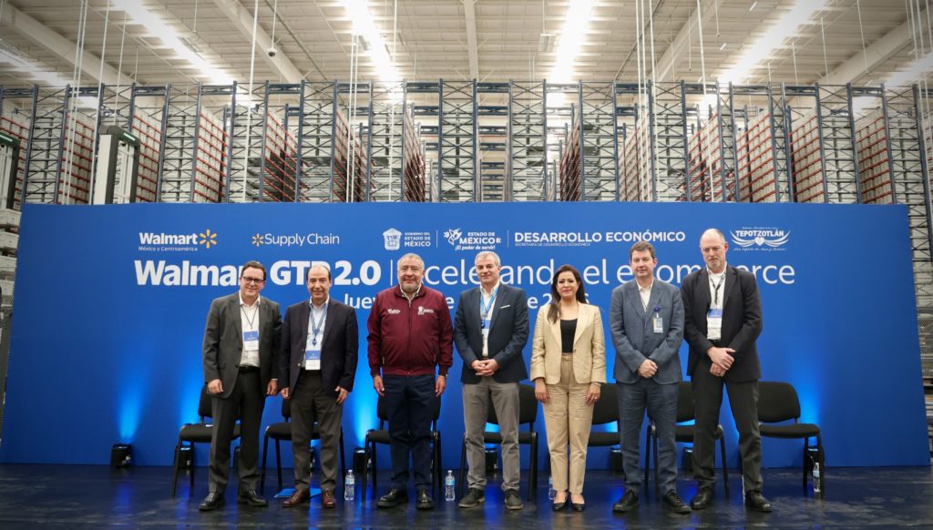 Atrae Gobierno de Delfina Gómez inversión por más de 4 mil millones de pesos de la empresa Walmart; es EdoMéx motor logístico de México