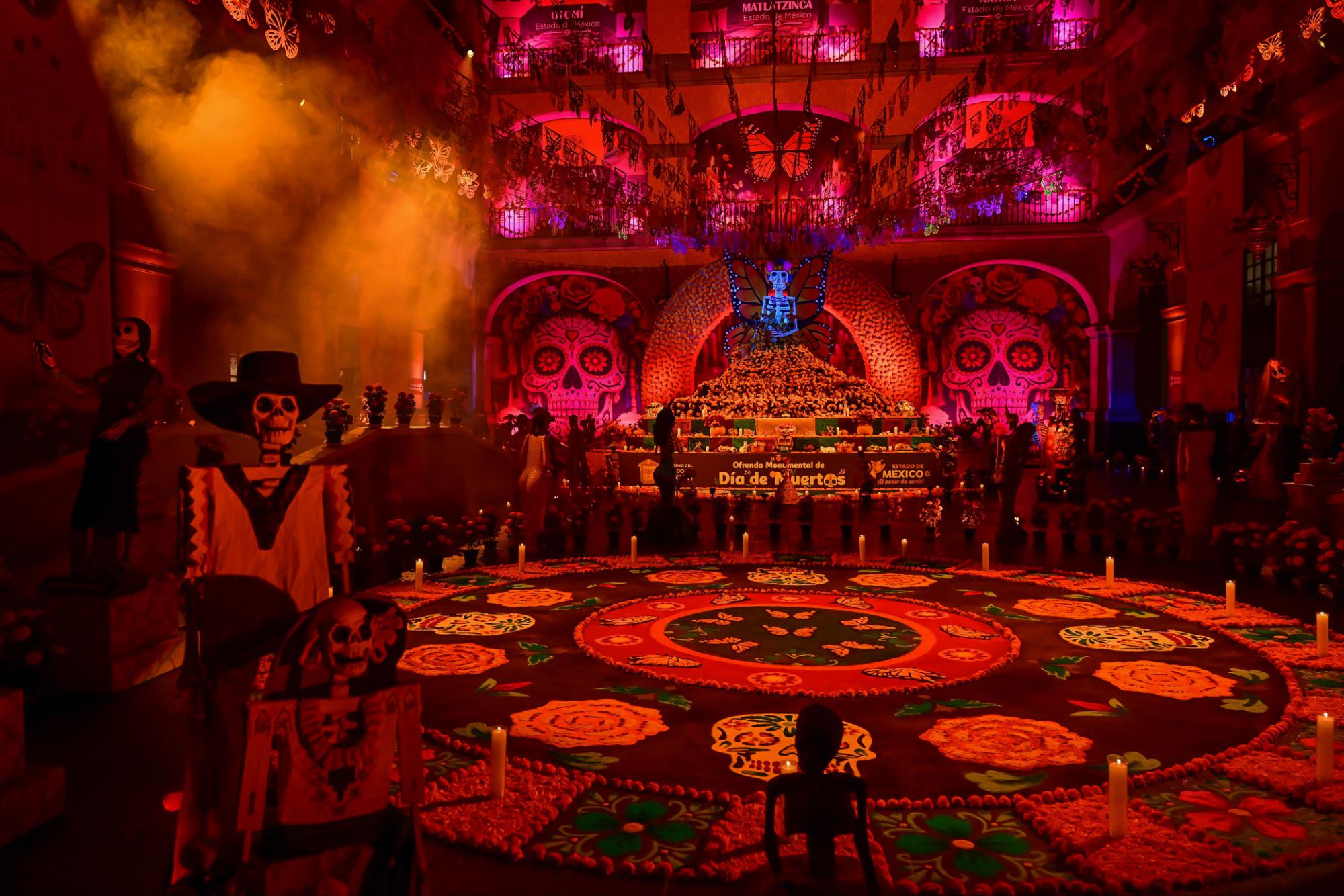Inaugura Gobernadora Delfina Gómez Ofrenda Monumental de Día de Muertos ...